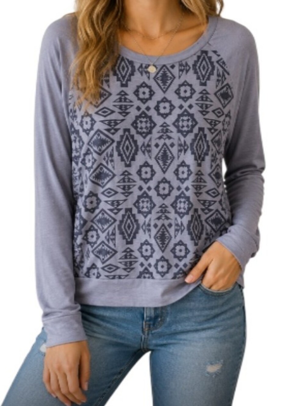 Pink Victoria's Secret Geometric Gray Top-NWT